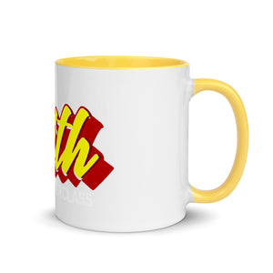 Faith Mug with Color - Jean Marie's Faith Apparel 