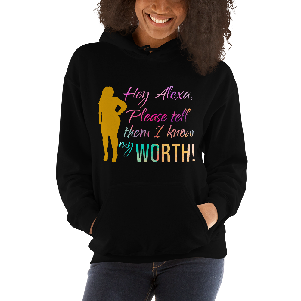 Hey Alexa Hoodie - Jean Marie's Faith Apparel 