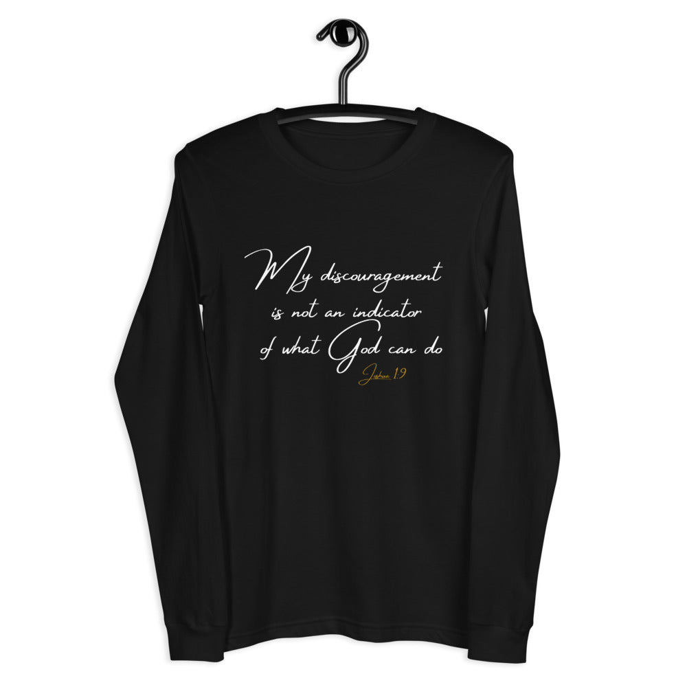 My God is Greater Long Sleeve Tee - Jean Marie's Faith Apparel 