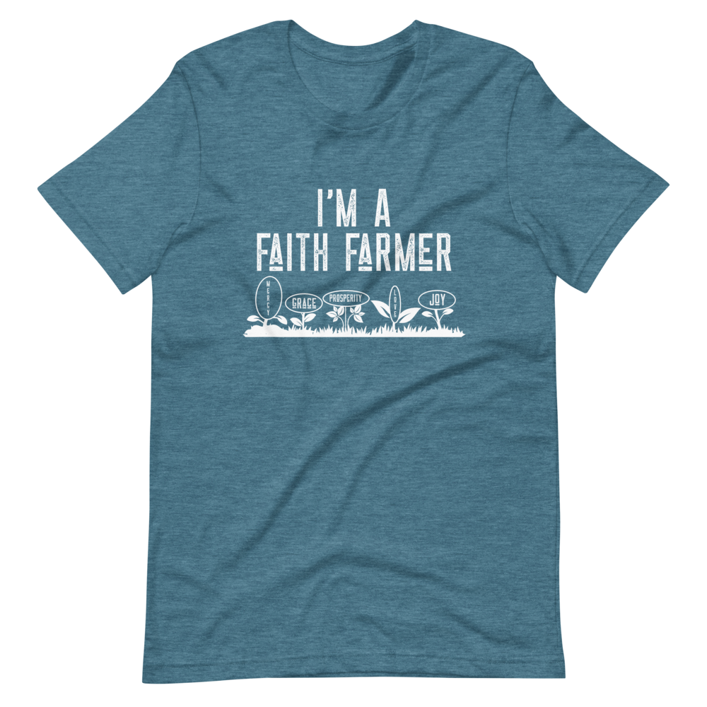 Faith Farmer T-Shirt - Jean Marie's Faith Apparel 