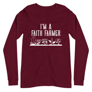 Faith Farmer Long Sleeve Tee - Jean Marie's Faith Apparel 