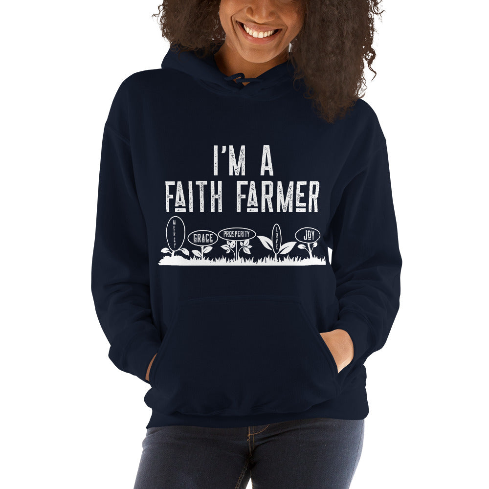 Faith Farmer Hoodie - Jean Marie's Faith Apparel 