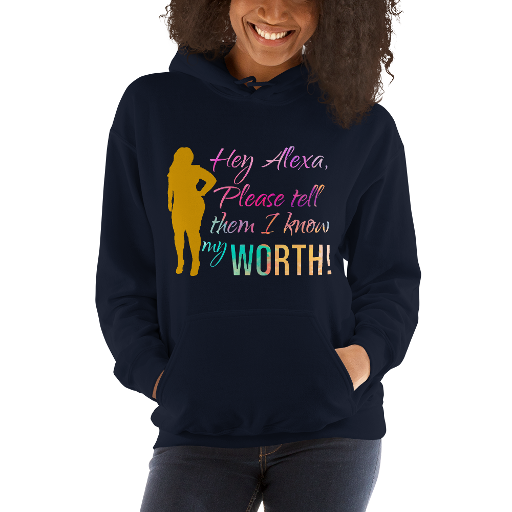 Hey Alexa Hoodie - Jean Marie's Faith Apparel 