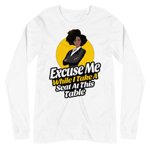 Excuse Me Long Sleeve Tee - Jean Marie's Faith Apparel 