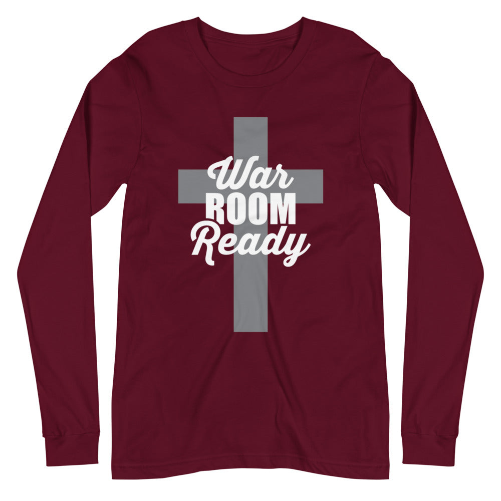 War Room Ready Long Sleeve Tee - Jean Marie's Faith Apparel 