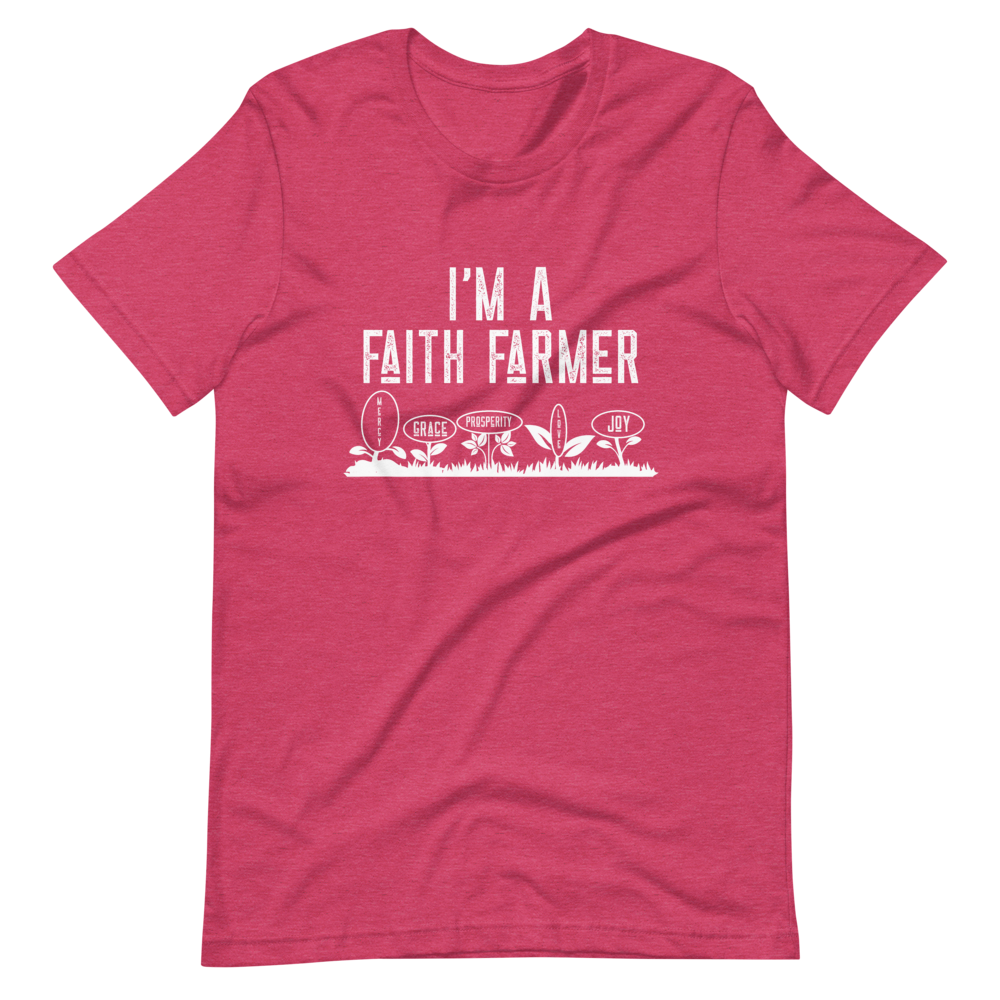 Faith Farmer T-Shirt - Jean Marie's Faith Apparel 