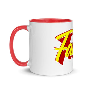 Faith Mug with Color - Jean Marie's Faith Apparel 